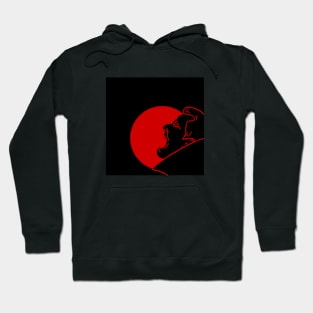 Dracula in red (Claes Bang) Hoodie